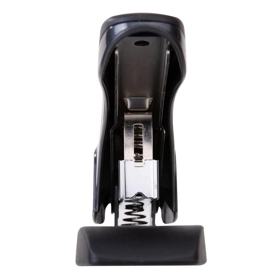 Deli Heavy-Duty 60-Sheet Desktop Stapler | All-Metal Construction, 60mm Adjustable Depth & TPE Comfort Handle (Black) | E0391