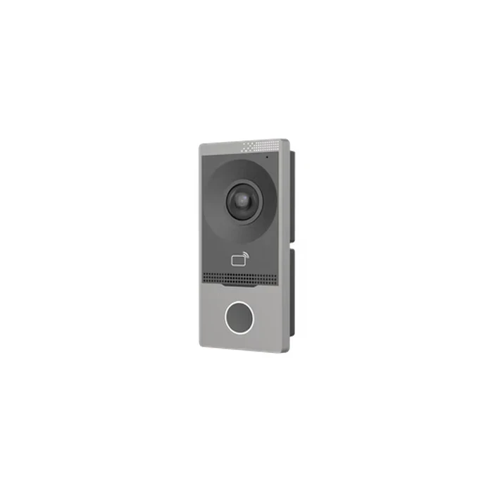UNV Outdoor Video Door Phone Station with Aluminum Panel, 125° Wide Camera, 10,000 Card Reader, Wi-Fi & Dual Lock Relays | Model No. OEU-201S-HMK-W