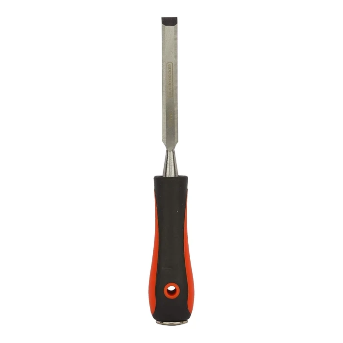 BLACK+DECKER 3-Piece High-Carbon Steel Bevel-Edge Wood Chisel Set (12mm, 18mm, 25mm) | Wooden Handle Joinery & Mortising Carpentry Kit | BDHT16695 / BDHT16696 / BDHT16697