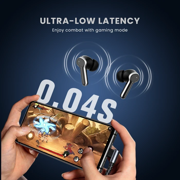 Digicom Orion ANC TWS Earbuds | 50-Hour Playtime Logic | Pro Bass X & 12mm Drivers | Dual Pairing & IPX5 Water Resistant