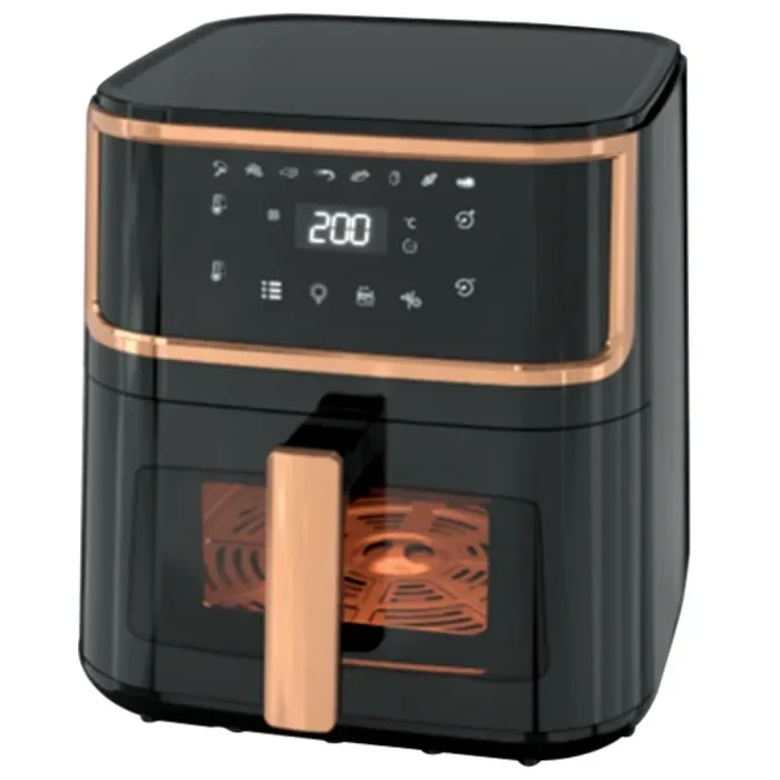 Yasuda Digital Display Air Fryer with Viewing Window | Oil-Free Healthy Frying Even Heat Distribution | 80°C to 200°C Touch Control LED Multiple Presets | YS-AF601, YS-AF801 & YS-AF1001