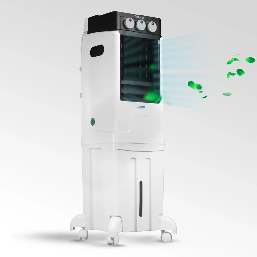 Yasuda 35L Tower Air Cooler | Honeycomb Pad Evaporative Matrix | Hydro Air Blower Technology | YS-ARVS35
