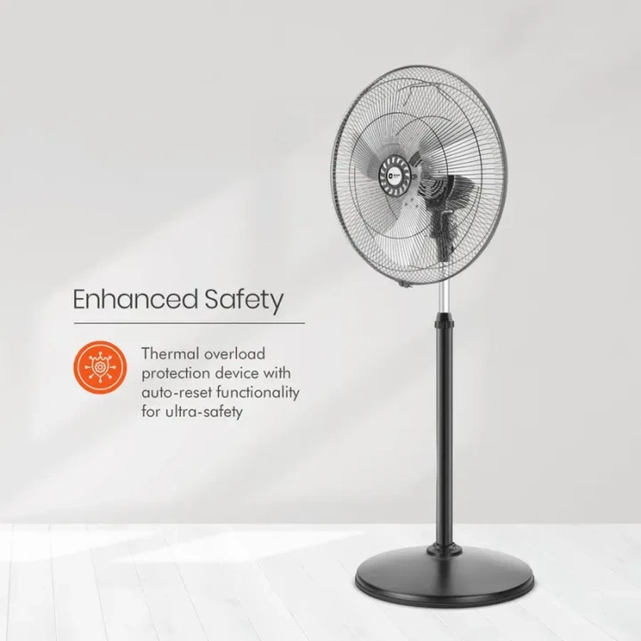 Orient Tornado-2 High Speed Farata Pedestal Fan | 90W | Steel Blades | Silent Operation | Variable Speed