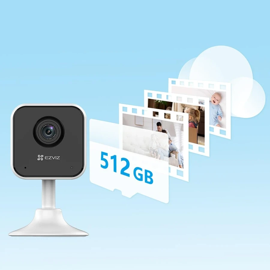 EZVIZ H1c 1080P Fixed Indoor Wi-Fi Camera - Two-Way Talk, Motion Alert  (CS-H1c)