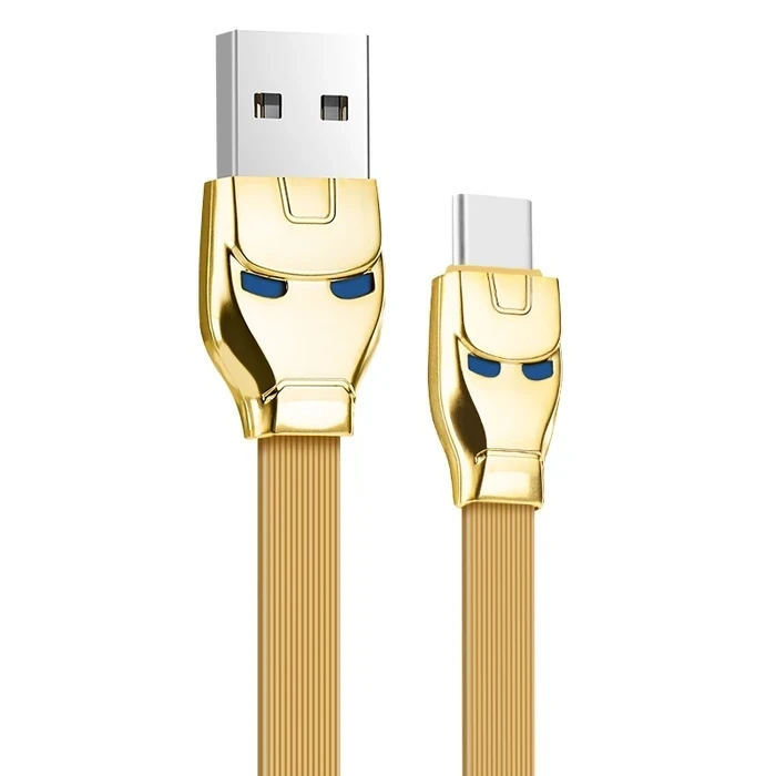 HOCO Steel Man Charging Cable | Type-C High-Fidelity Connectivity Logic | 2.4A Power Matrix | U14