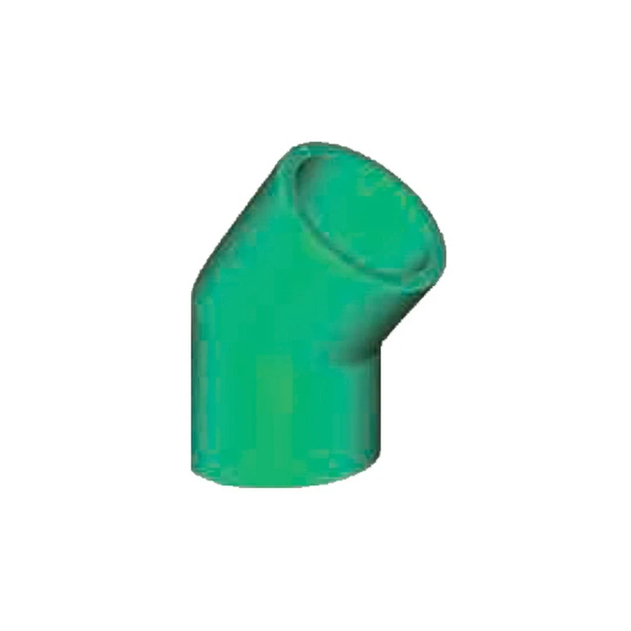 ITPF PPR 45 Degree Elbows | PN25 High-Pressure Rated | 20mm to 110mm Sizes | High-Efficiency Fusion-Welded Offset Bends for Hot & Cold Water Infrastructure