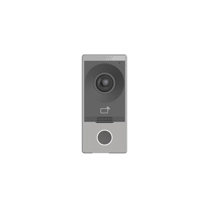 UNV Outdoor Video Door Phone Station with Aluminum Panel, 125° Wide Camera, 10,000 Card Reader, Wi-Fi & Dual Lock Relays | Model No. OEU-201S-HMK-W