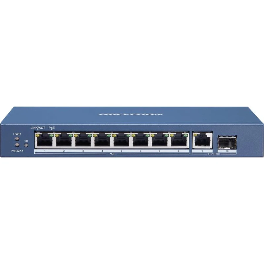 Hikvision DS-3E0505P-EM / DS-3E0510P-EM Gigabit PoE Switch | 4-8 PoE Ports | Gigabit SFP Uplink | 6KV Surge Protection | Metal Shell