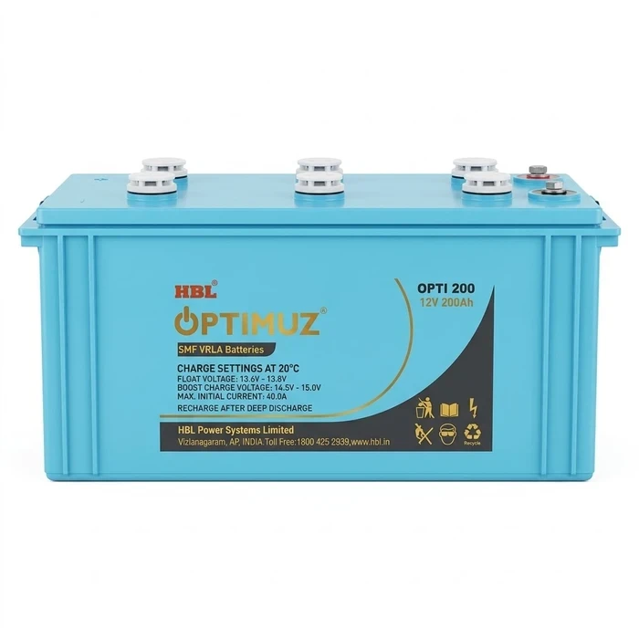 HBL OPTIMUZ (OPTI) Sealed Maintenance-Free (SMF / VRLA) Battery Range | 17Ah to 200Ah 12V AGM Deep Discharge Standby & UPS Power